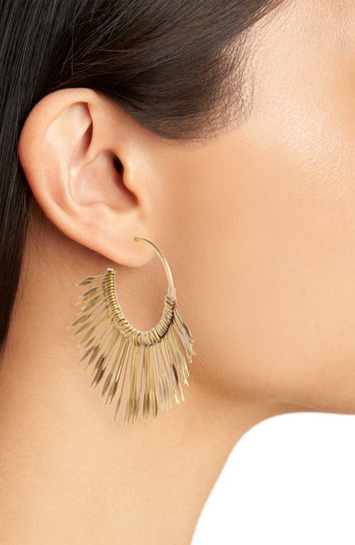 Isabel Marant Fan Fringe Hoop Earrings