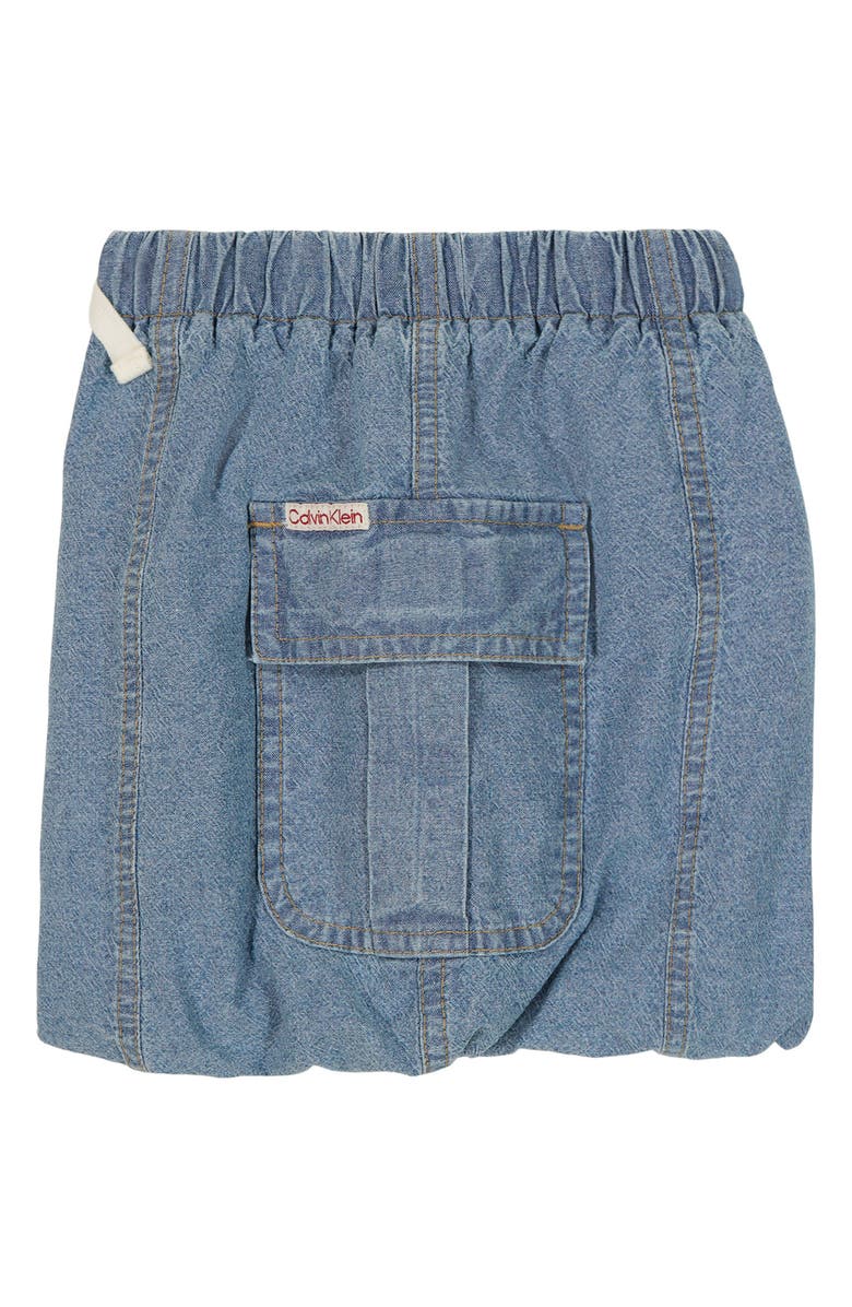 Calvin Klein Kids' Rib Tank & Denim Skort Set, Alternate, color, 