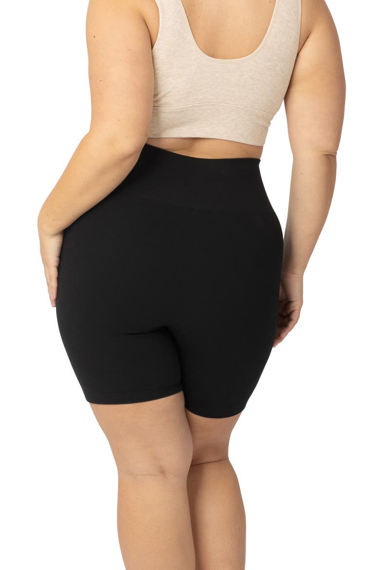 Sublime Maternity & Postpartum Bike Short, Alternate, color, BLACK