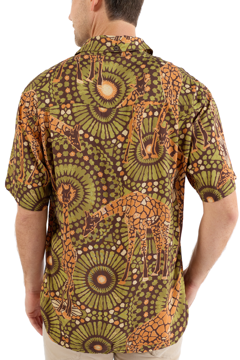 The Africa - Short Sleeve Shirt, Alternate, color, Brown