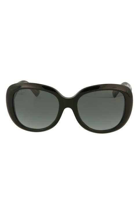 55mm Oval Sunglasses