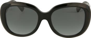 55mm Oval Sunglasses