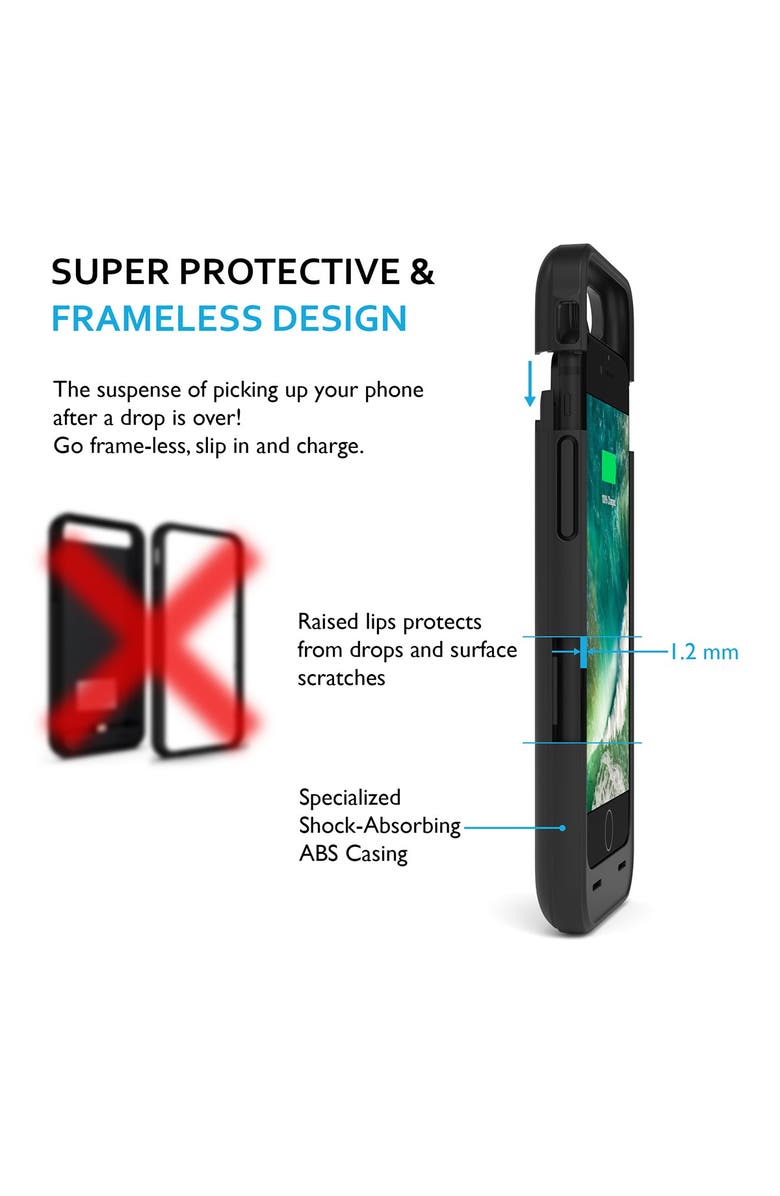 PRESS PLAY MFi Nero Battery iPhone 8/7 Case - Black, Alternate, color,