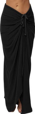 JLUXLABEL Noelia Linen Slit Skirt