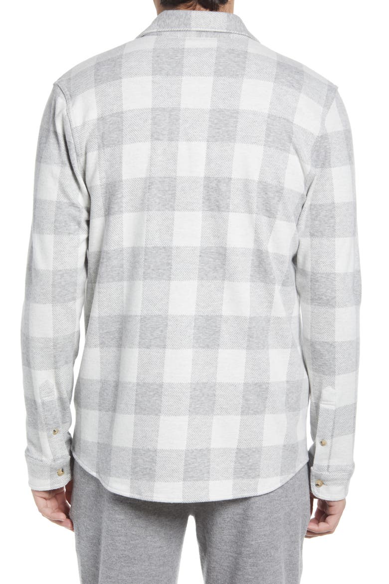 Legend Buffalo Check Flannel Button-Up Shirt, Alternate, color, CLOUD BUFFALO