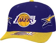 Mitchell & Ness Men's Mitchell & Ness Purple/Gold Los Angeles Lakers AS2K Stars Pro Crown Adjustable Hat