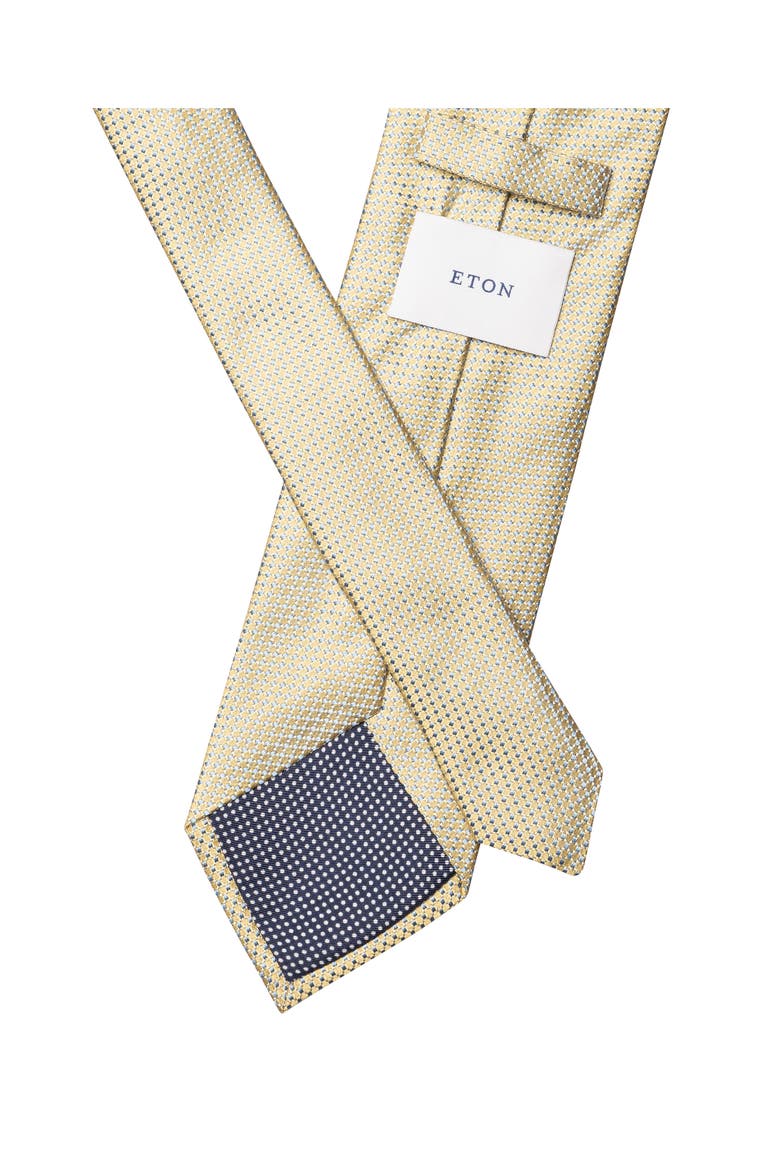 Micro Silk Tie, Alternate, color, LIGHT YELLOW