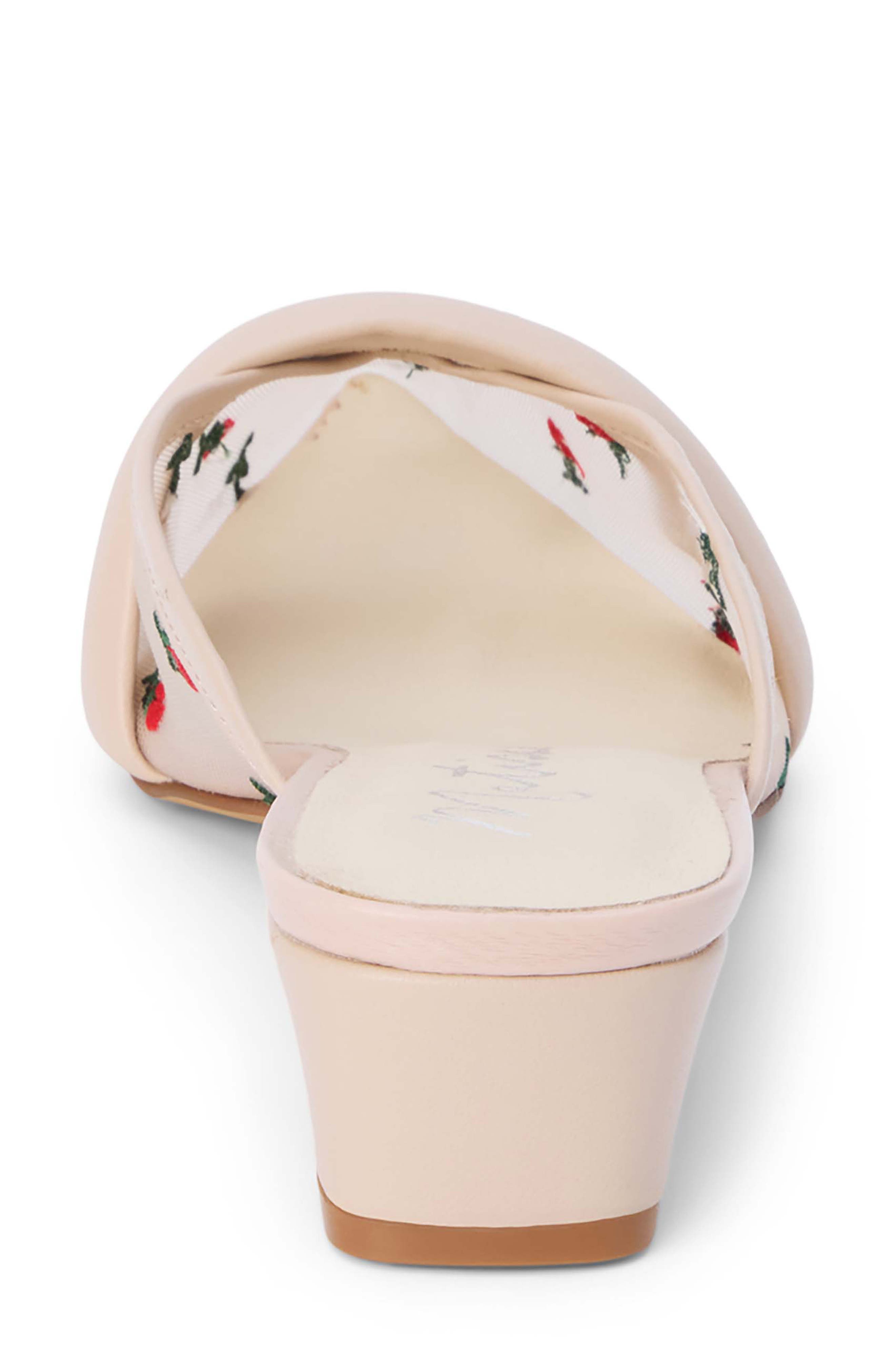 Matisse Kellan Pointed Toe Mule, Alternate, color, Light Beige Floral
