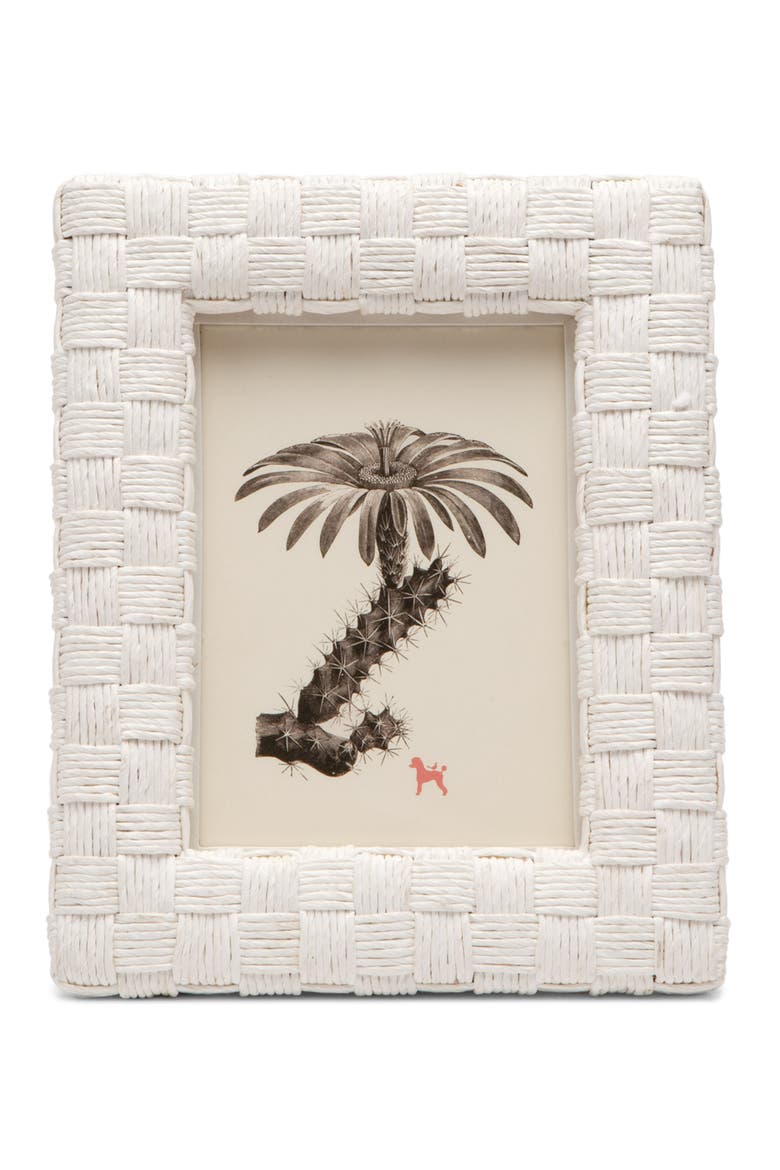 Nassau 5x7 Picture Frame, Main, color, WHITE