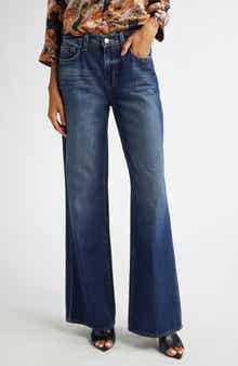 L'AGENCE Alicent High Waist Wide Leg Jeans