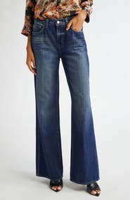 L'AGENCE Alicent High Waist Wide Leg Jeans
