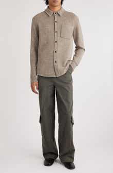 Dries Van Noten Mullins Sweater Knit Shirt