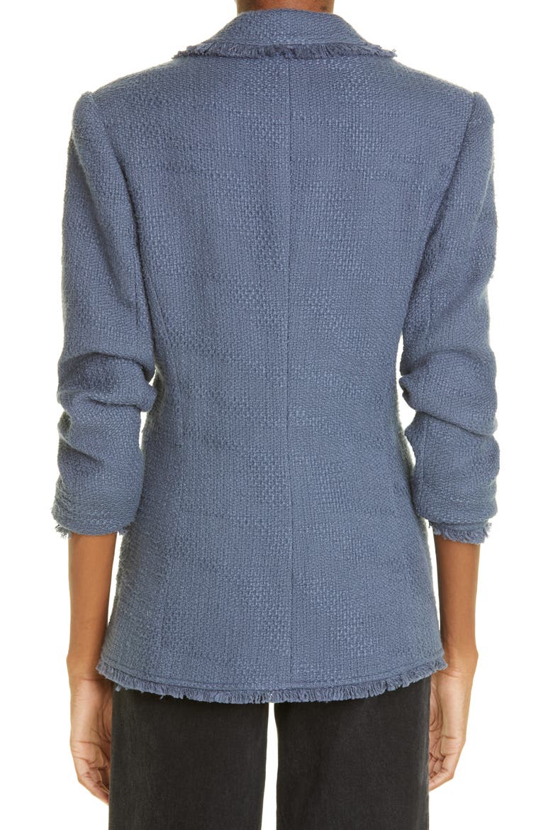 Khloe Bouclé Blazer, Alternate, color, SHADOW