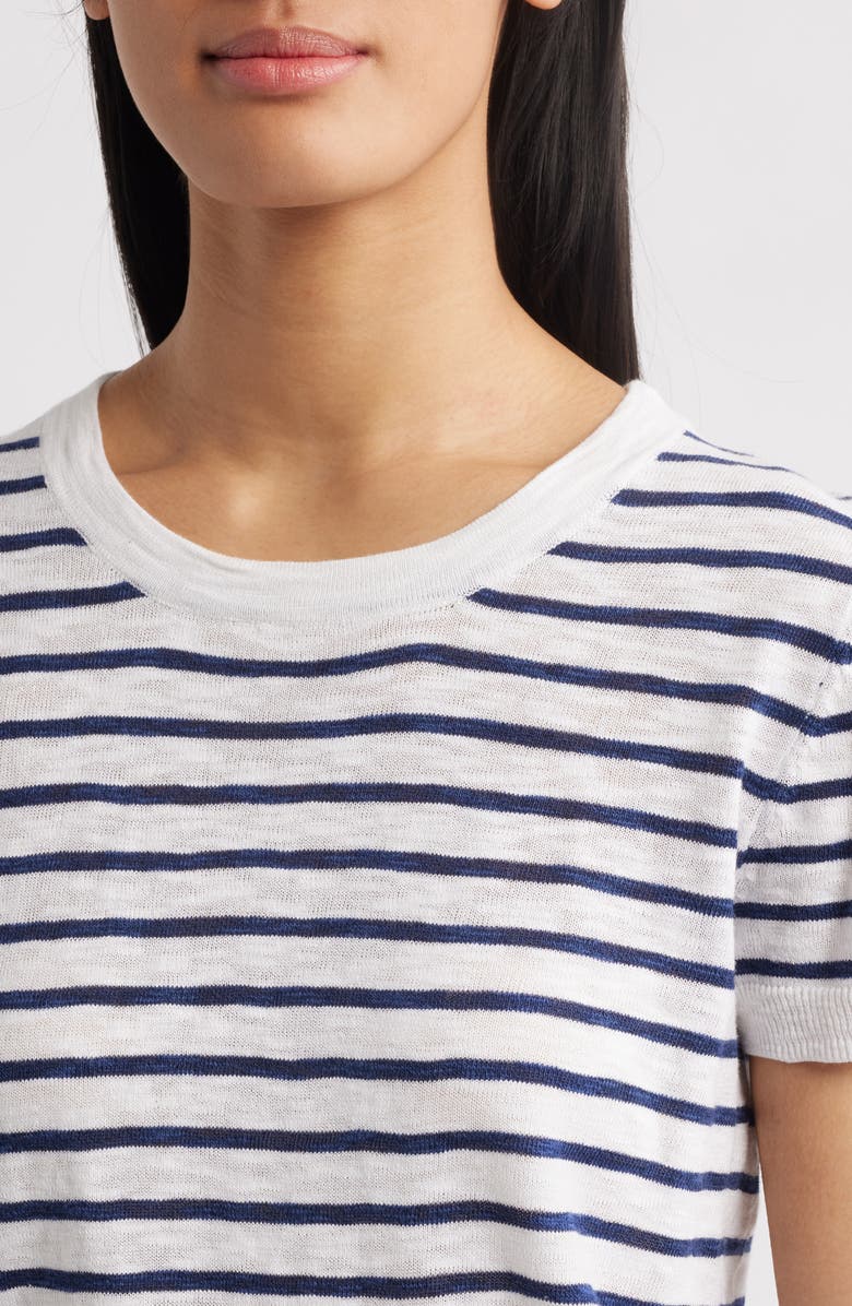 Hatley Stripe Crewneck T-Shirt, Alternate, color, 