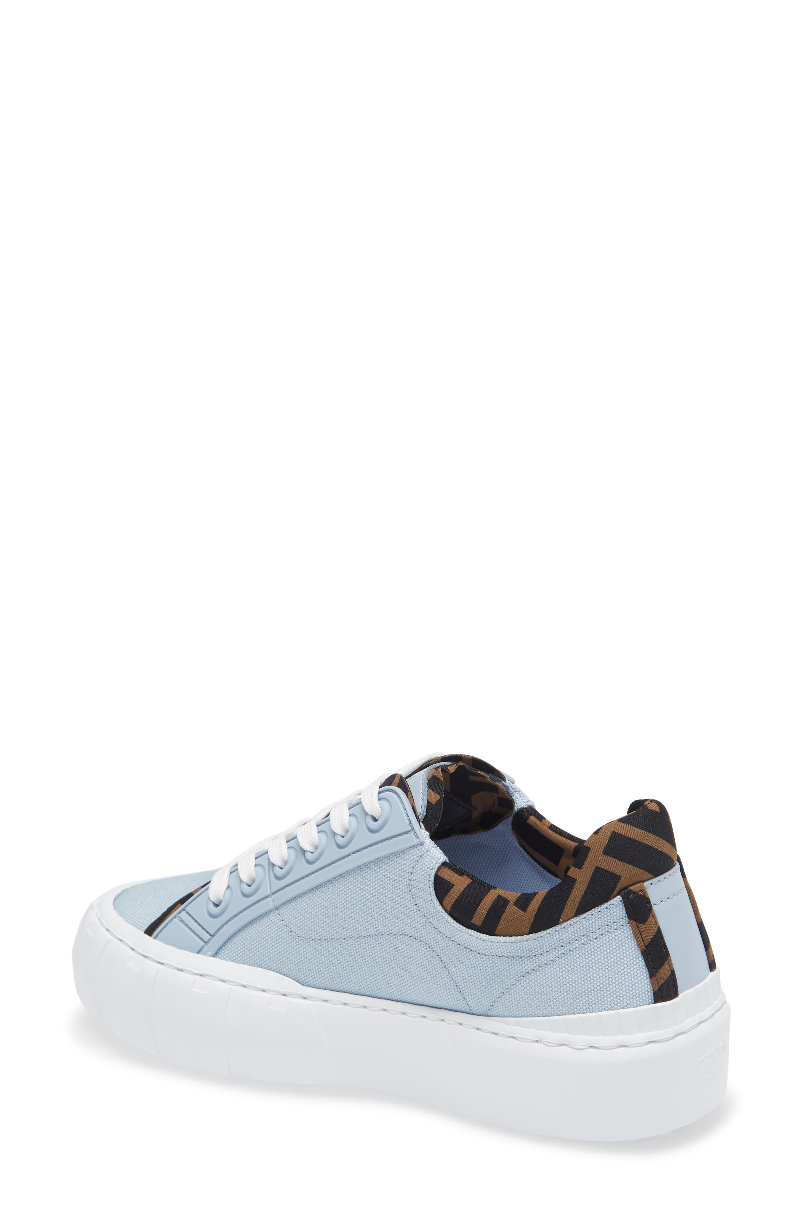 FF Logo Platform Sneaker, Alternate, color, SKY
