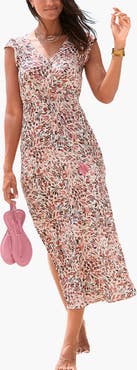 LASCANA Women's Side Slit Maxi Dress