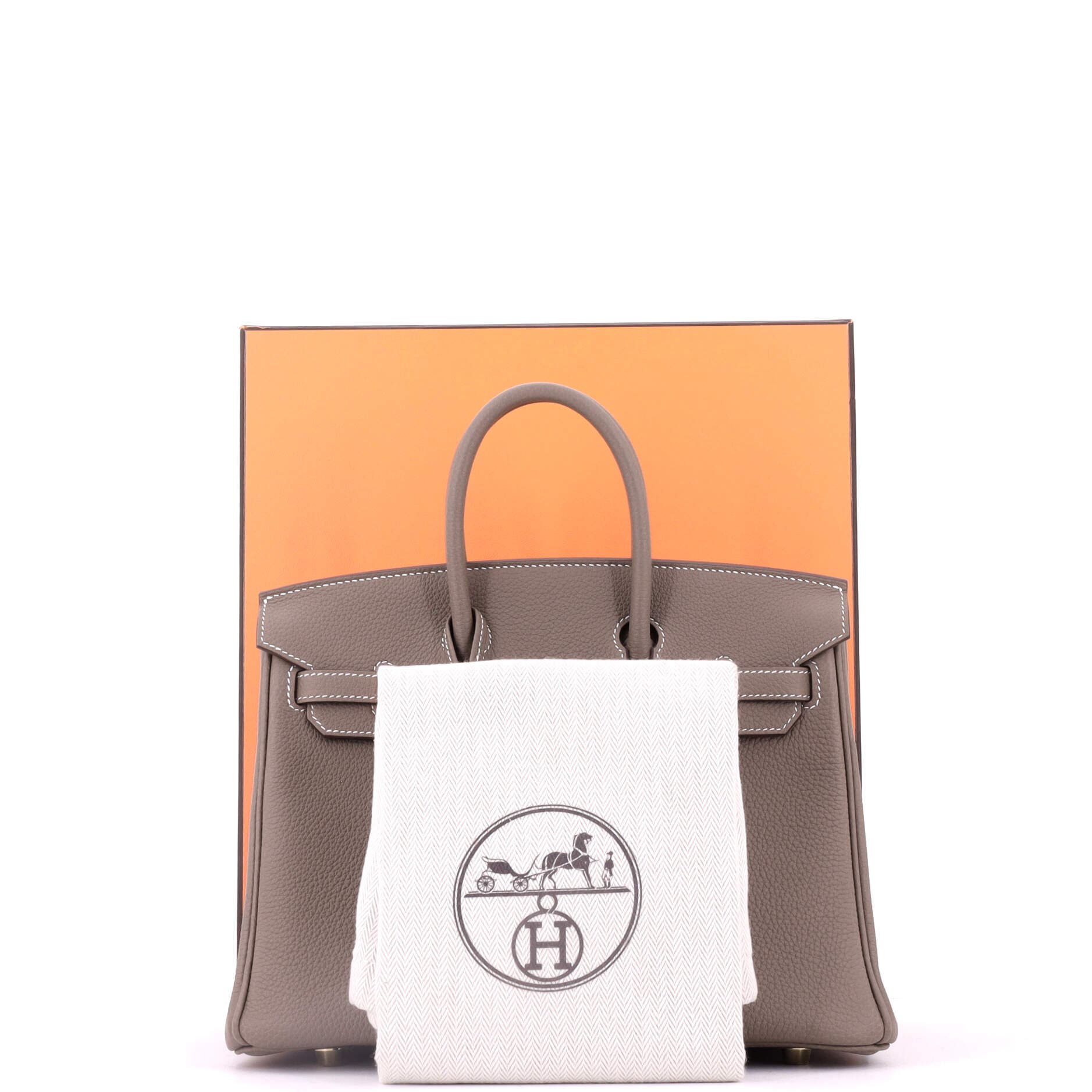 Birkin Handbag Grey Togo With Gold Hardware 25, Alternate, color, Grey