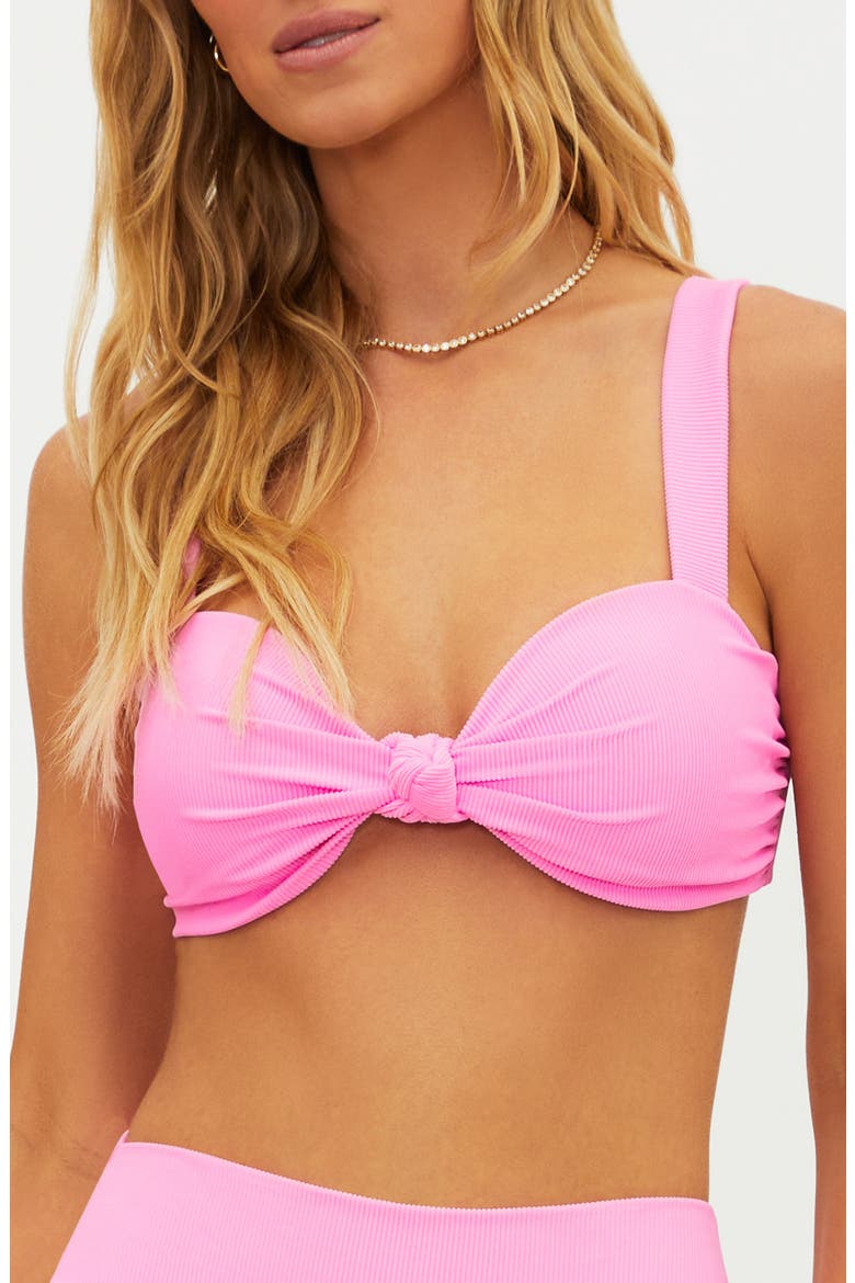 Sophia Sweetheart Neck Bikini Top, Main, color, PRISM PINK