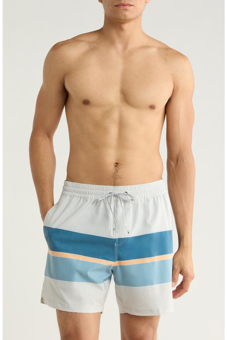 Good Times Layback Swim Trunks, Main, color, SILVER