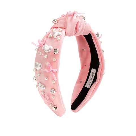 Pearl Heart Gemstone Headband (Toddler 
Little Kid)