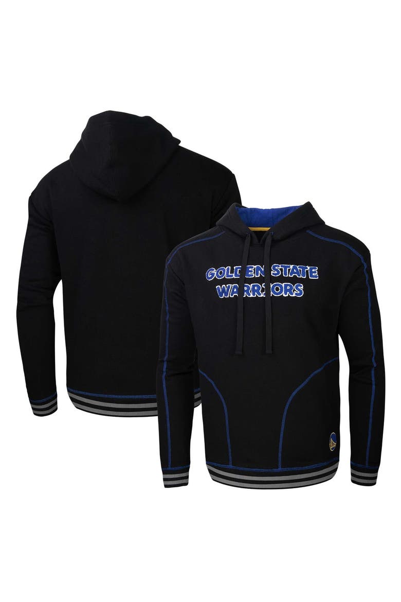 Men's Stadium Essentials  Black Golden State Warriors Baseline Pullover Hoodie, Main, color, Black