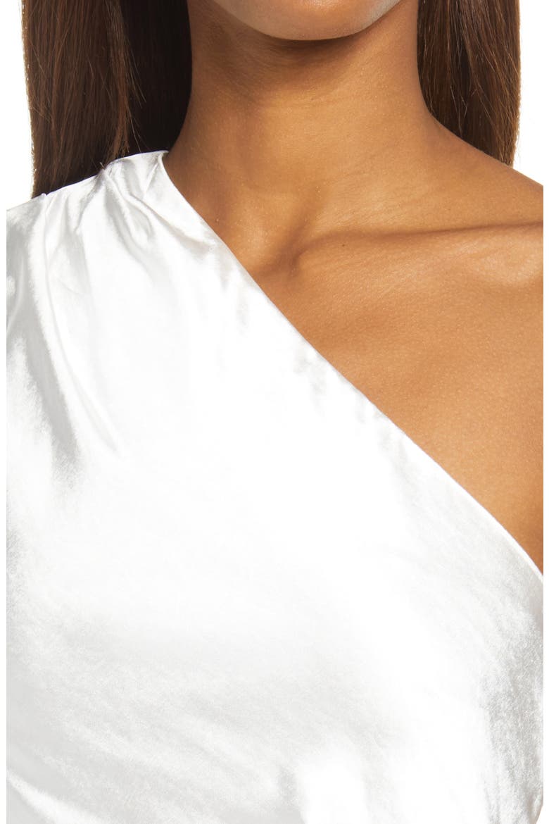 Cassini One-Shoulder Dress, Alternate, color, IVORY