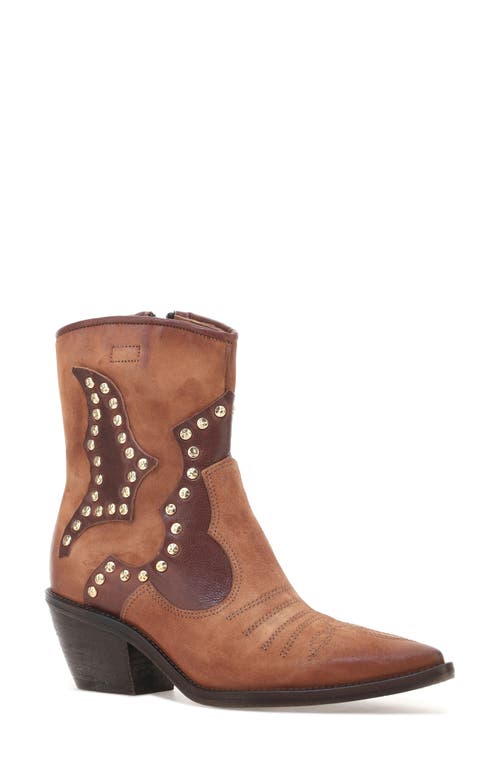 A.S.98 Colson Western Bootie in Whiskey 