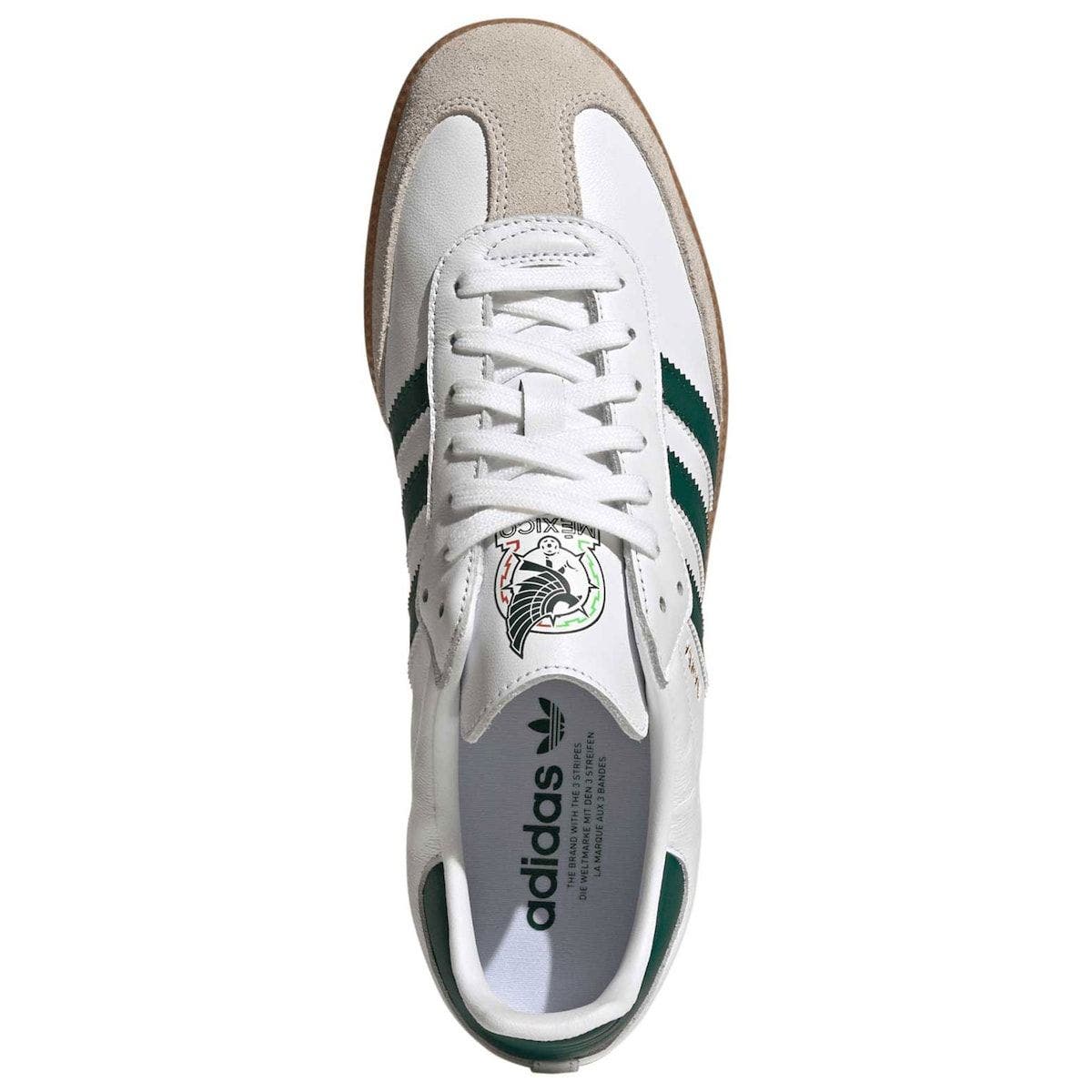 adidas Men's adidas White Mexico National Team Samba Shoes, Alternate, color, 