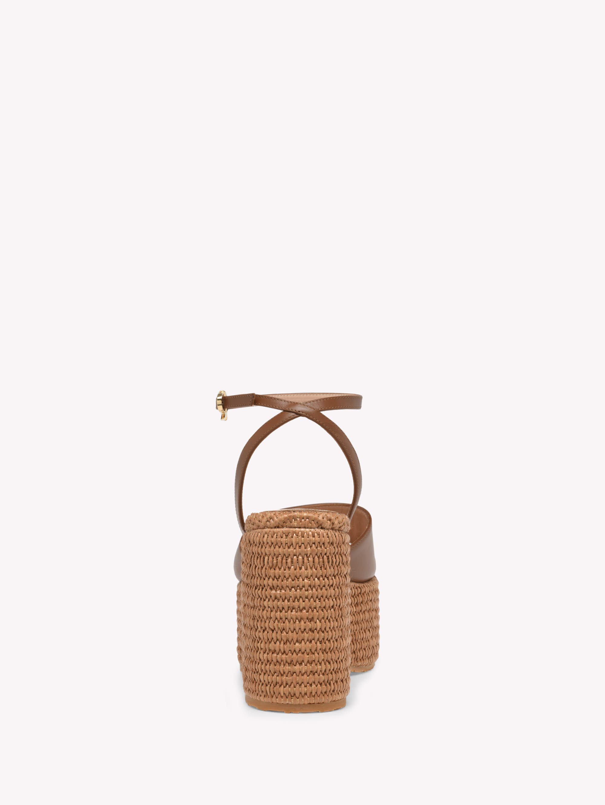 Gianvito Rossi Thalia Sandal, Alternate, color, Brown Leather