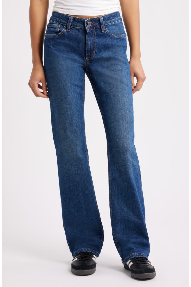 Low Rise Bootcut Jeans, Main, color, PACIFIC