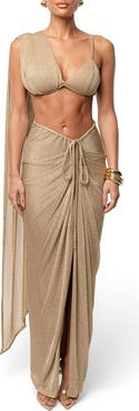 JLUXLABEL Nocturne Draped Top