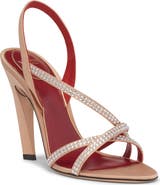 Valentino Garavani Crystal Embellished Slingback Sandal