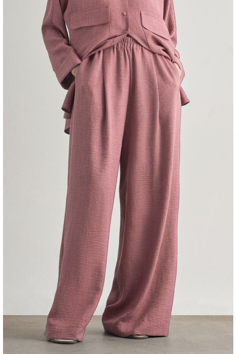 Wide-Leg Pants, Alternate, color, Powder