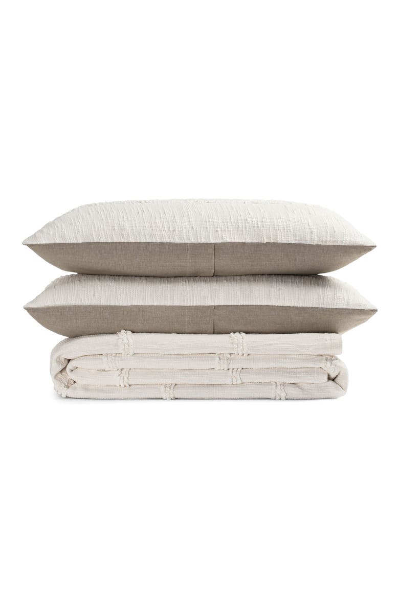 Embroidered Bedspread & Shams Set, Main, color, WHITE