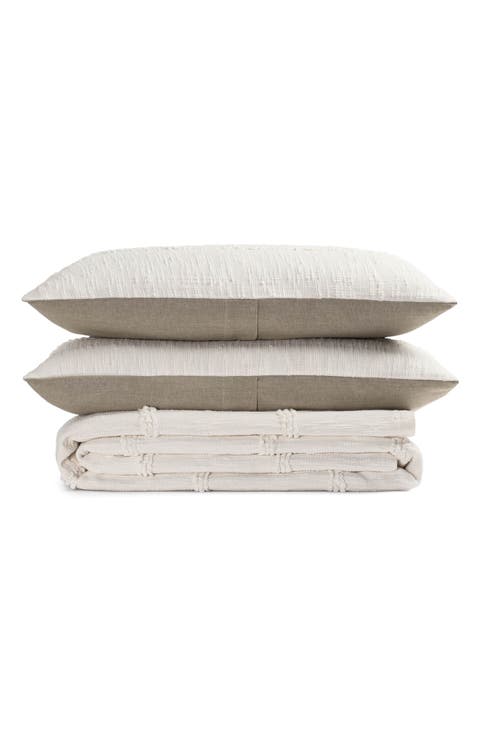 Embroidered Bedspread & Shams Set