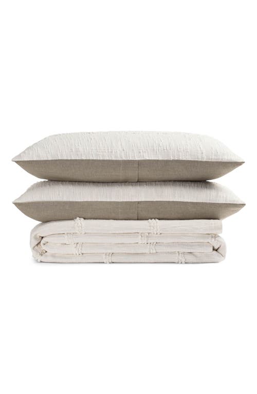 Crane Air Embroidered Bedspread & Shams Set In White