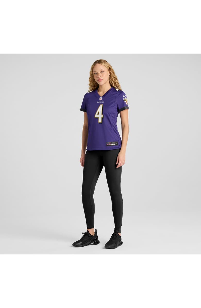Nike Women's Nike Zay Flowers Purple Baltimore Ravens Team Game Jersey, Alternate, color, Purple