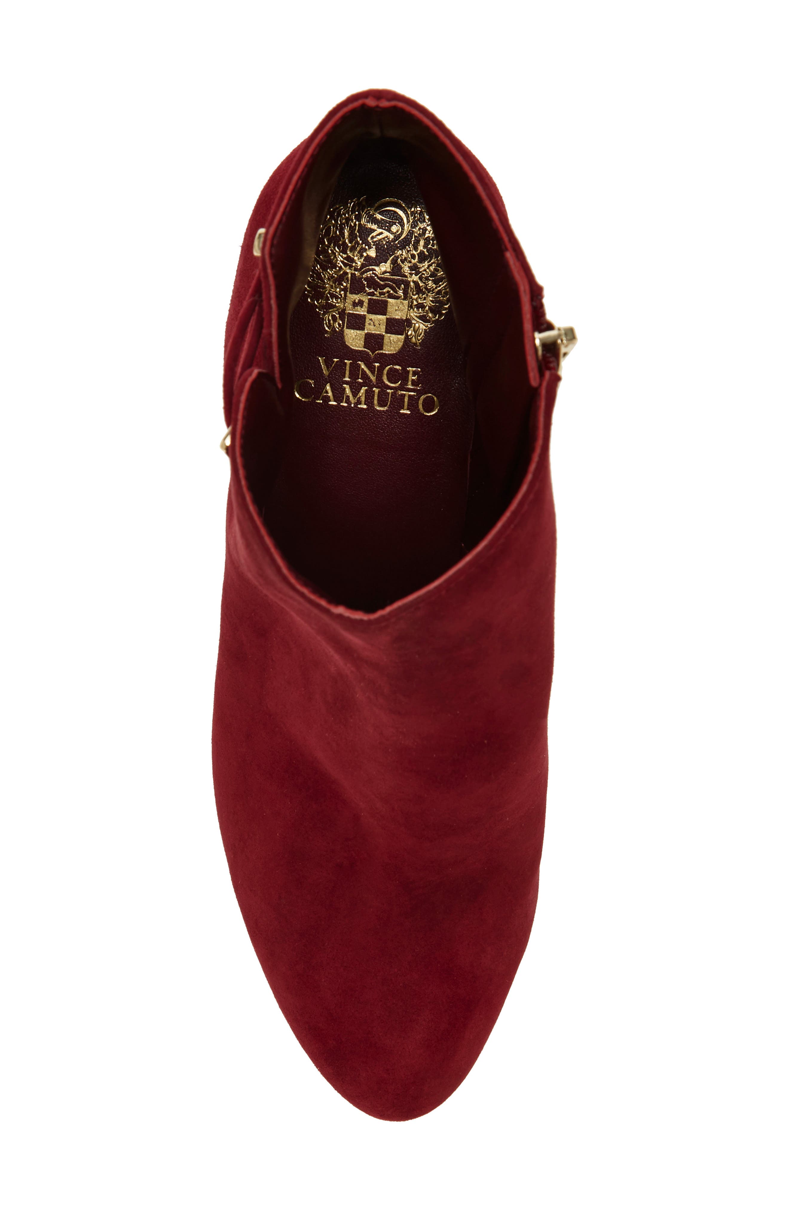 Vinisha Bootie, Alternate, color, RIBBON RED SUEDE