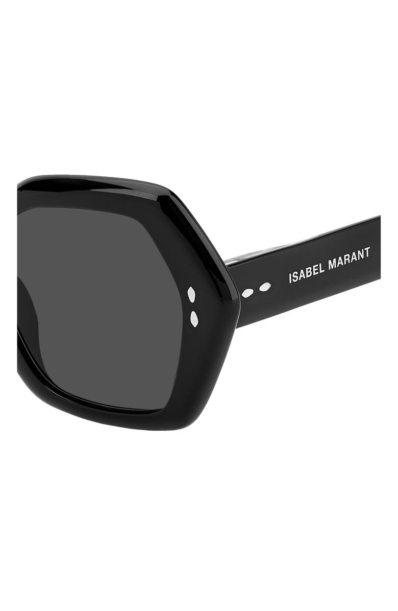 Isabel Marant 53mm Geometric Sunglasses, Alternate, color,