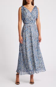 Chelsea28 Tie Shoulder Maxi Dress