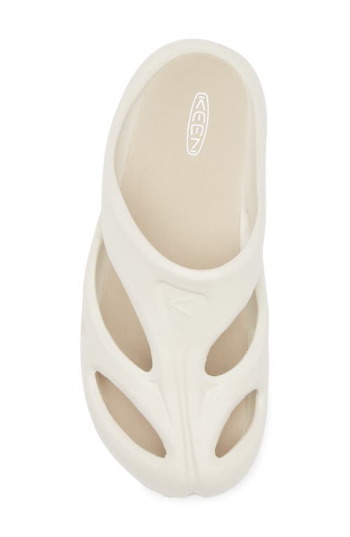 Keen Shanti Slide Sandal In White Latte