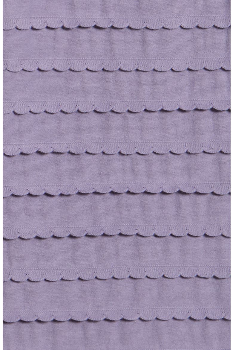 Kids' Frill Detail Organic Cotton Drawstring Pants, Alternate, color, PURPLE
