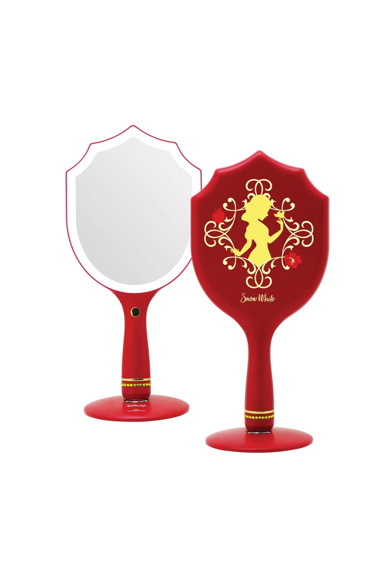 Snow White LED Handheld Mirror with Standing Base, Main, color, Multi-Color
