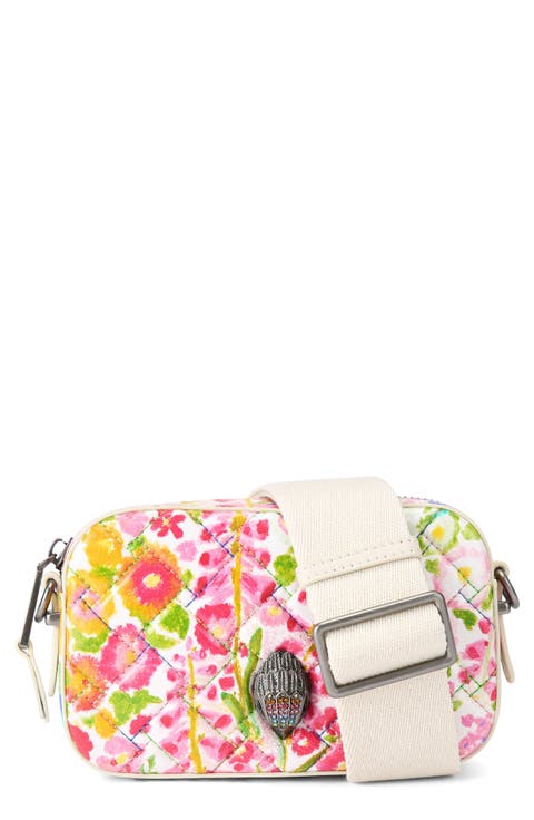 Floral Couture Small Kensington Quilted Camera Bag