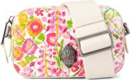 Kurt Geiger London Floral Couture Small Kensington Quilted Camera Bag