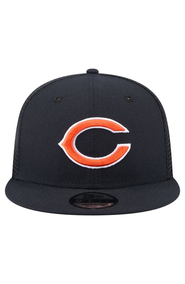 New Era Men's New Era Navy Chicago Bears Core Team 9FIFTY Trucker Snapback Hat, Alternate, color, Navy