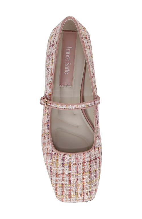 Franco Sarto Tinsley Square Toe Mary Jane Flat In Multi
