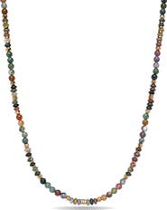 EYE CANDY LOS ANGELES Men's Mason Agate Beaded Necklace