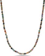 EYE CANDY LOS ANGELES Men's Mason Agate Beaded Necklace