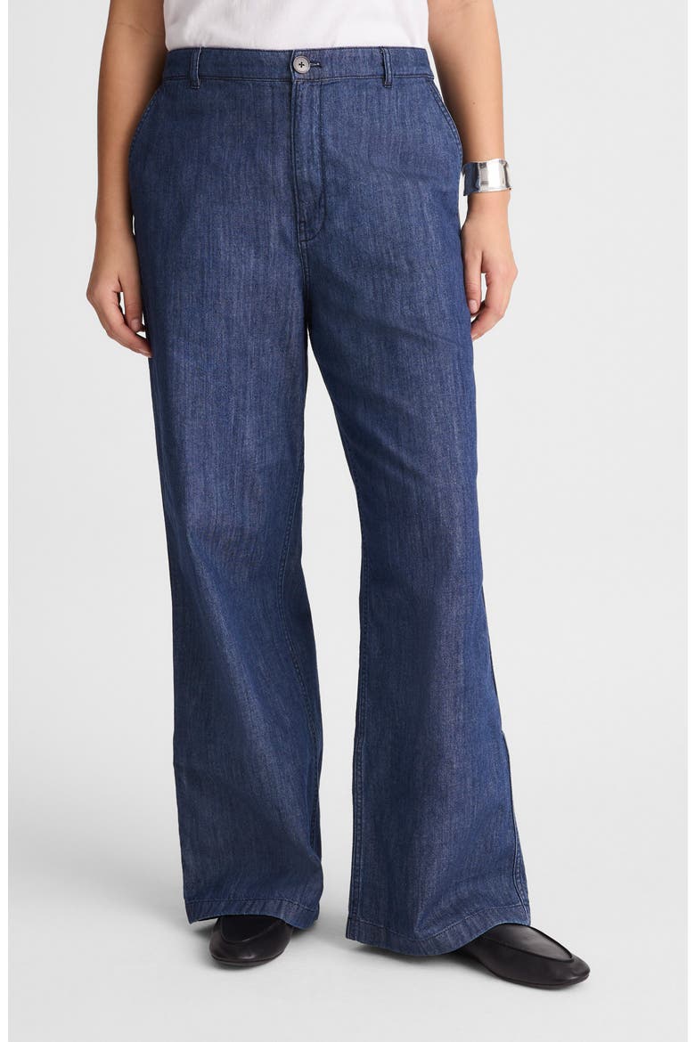 Zoe Relaxed Straight Leg Jeans, Alternate, color, LIGHT RINSE